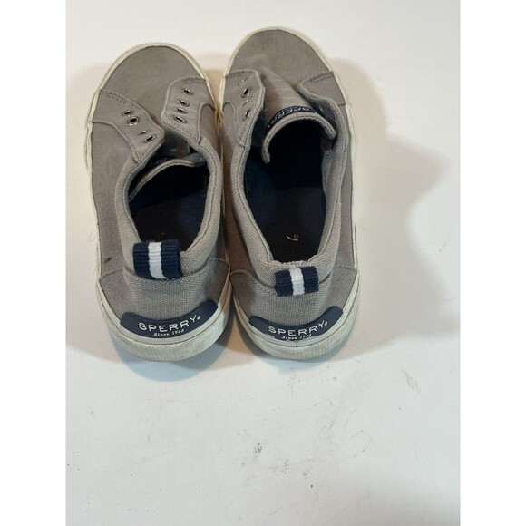 Sperry STS85103 Shoes Womens 8 M Gray Casual Sneakers Canvas - Picture 4 of 10